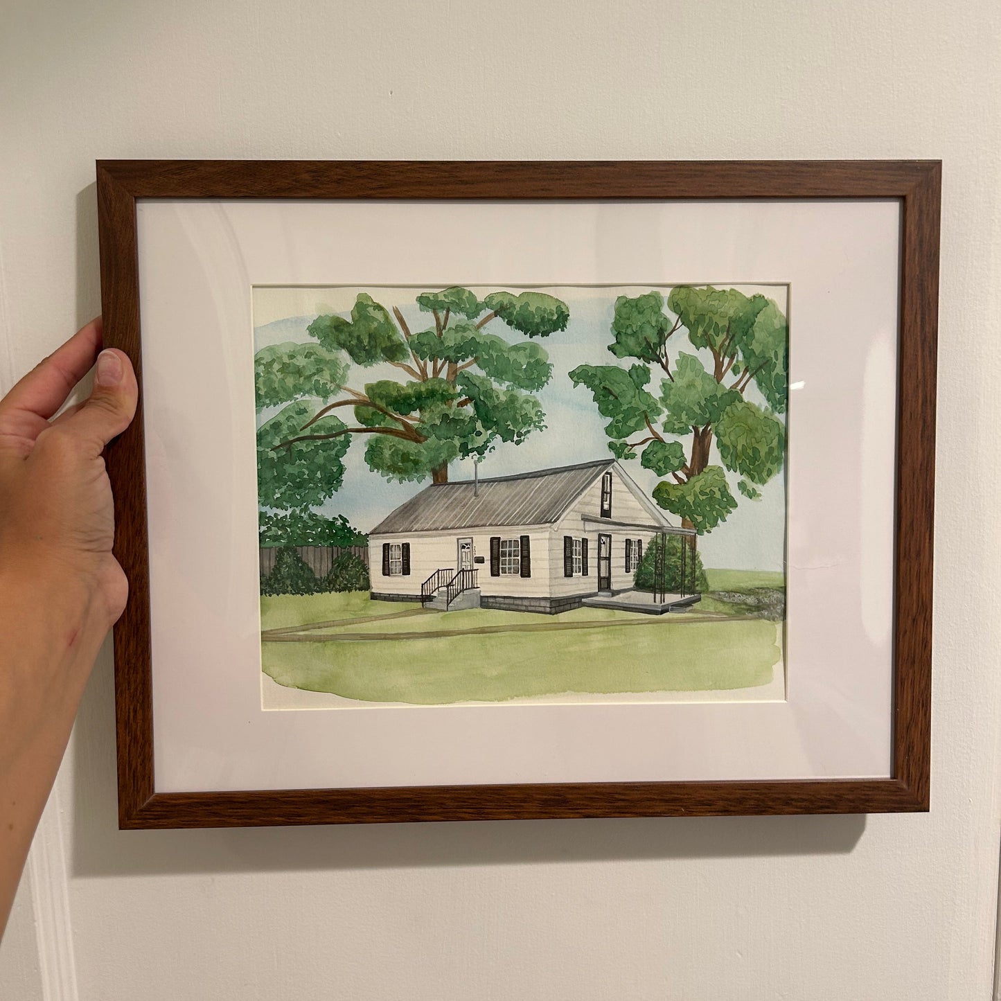 Custom Watercolor Home Portraits