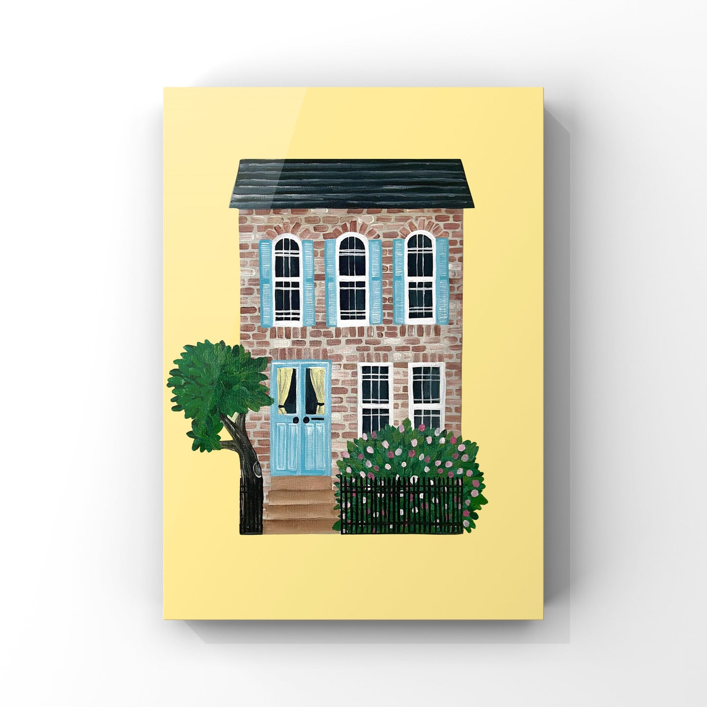 The Little Blue Door - Canvas Print