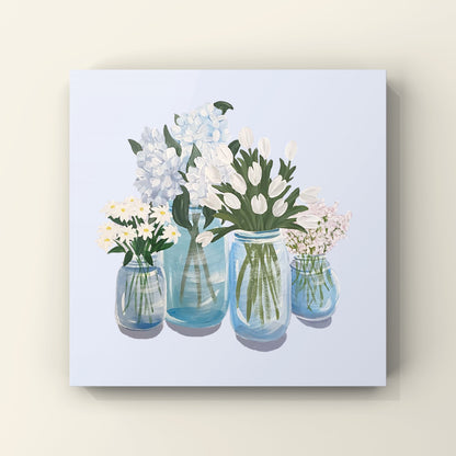 Pale Petals - Canvas Print