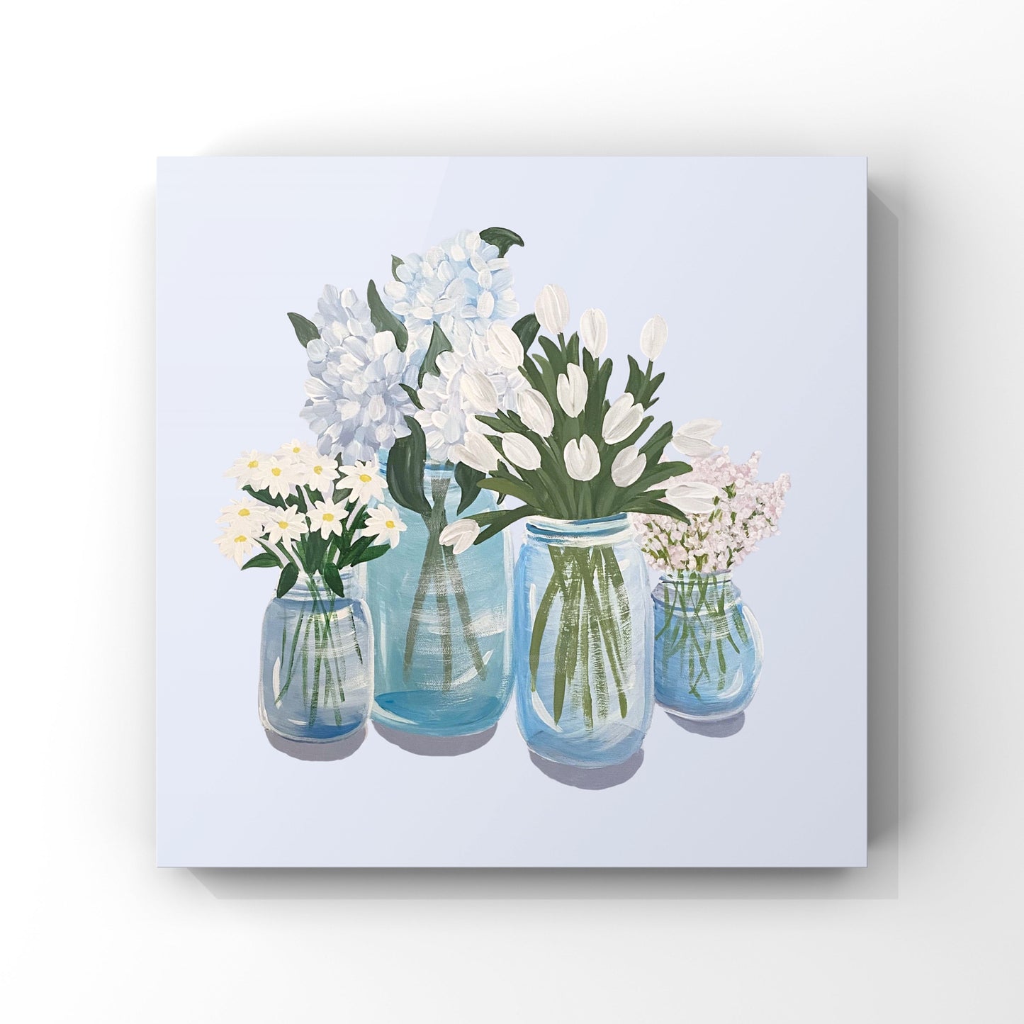 Pale Petals - Canvas Print