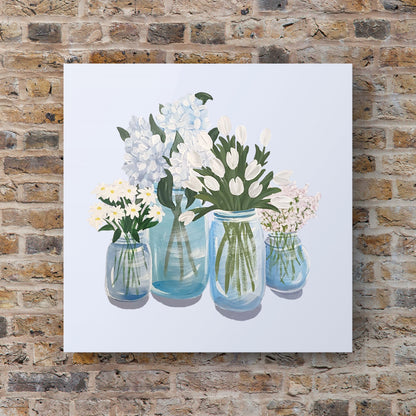 Pale Petals - Canvas Print