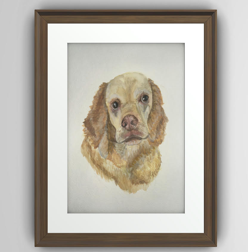 Custom Watercolor Pet Portraits